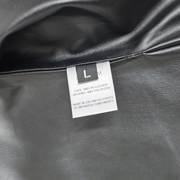 EB DENIM 100% PU LEATHER VEST - Picture 6 of 8